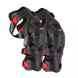 Alpinestars Rk-7 Plasma Knee Guards Black Red Черный