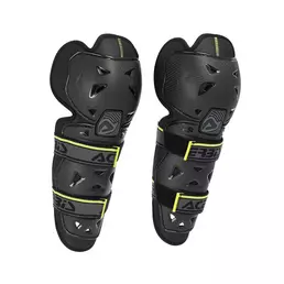 Acerbis Profile 2.0 Knee Guards Black Yellow Черный