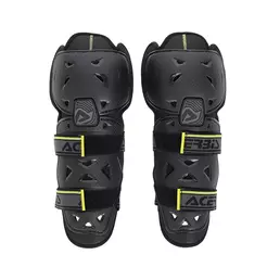 Acerbis Profile 2.0 Knee Guards Black Yellow Черный