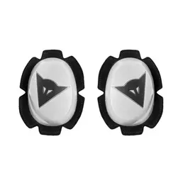 Dainese Pista Knee Slider White Black Черный