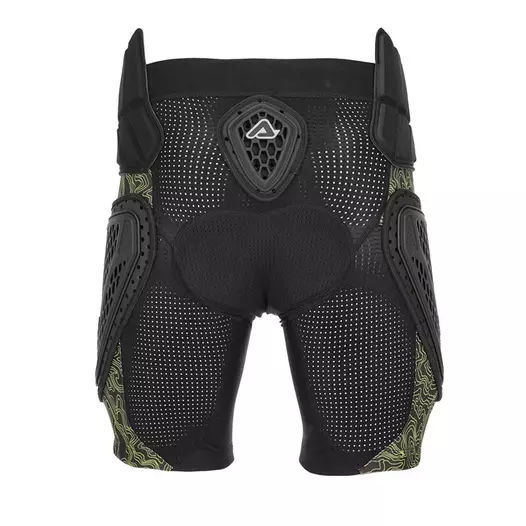 Acerbis Hard Rush Shorts Black Yellow Черный