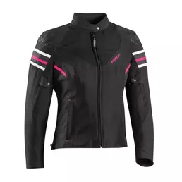 Ixon Ilana Evo Lady мотокуртка Black Fuchsia Розовый