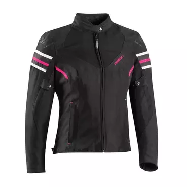 Ixon Ilana Evo Lady мотокуртка Black Fuchsia Розовый