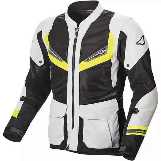 Macna Aerocon Night Eye мотокуртка Grey Yellow Желтый (размер: 2xl)