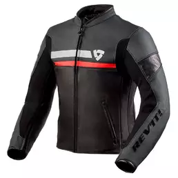 REVIT Mile lederjacke Красно-черный