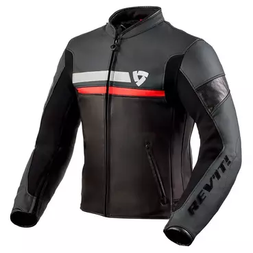 REVIT Mile lederjacke Красно-черный