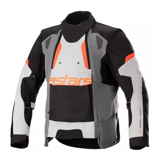 Alpinestars Halo Drystar мотокуртка Grey Black Серый (размер: s)