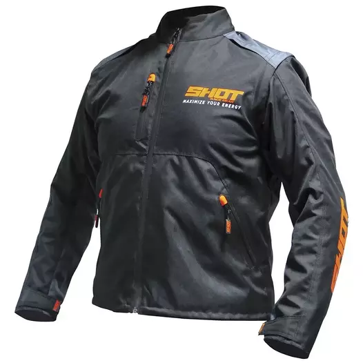 SHOT Contact jacke black / neon orange (размер: s)
