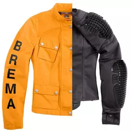 Brema Silver Vase Man мотокуртка Yellow Желтый