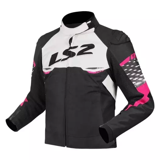 LS2 Textil Apex jacke Black / White / Pink (размер: xs)