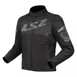 LS2 Textil Apex jacke Black / Dark / Grey