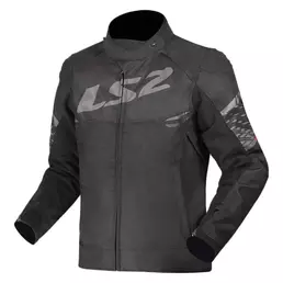 LS2 Textil Apex jacke Black / Dark / Grey