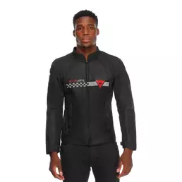 DAINESE Herosphere Air jacke Black / White Stripes / Red (размер: 46)