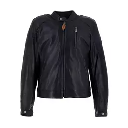 Helstons Urban Air Leather мотокуртка Black Черный