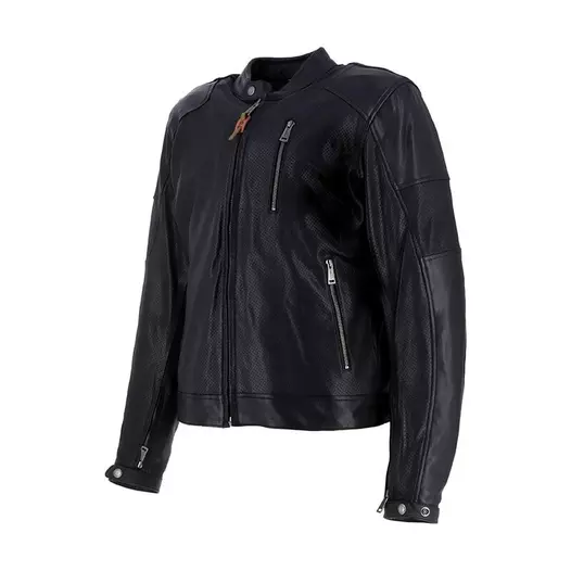 Helstons Urban Air Leather мотокуртка Black Черный