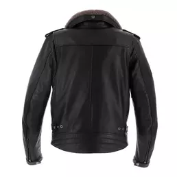 Helstons Perco Leather мотокуртка Black Черный