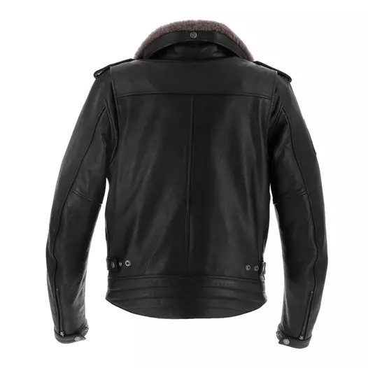 Helstons Perco Leather мотокуртка Black Черный