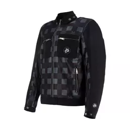 Helstons Genesis Air Canvas мотокуртка Black Grey Черный