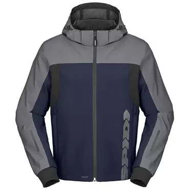 SPIDI H2Out Kapuzenjacke Blue / Silver