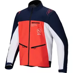 ALPINESTARS Lite-Dura Softshell jacke Navy / Hot Orange / White