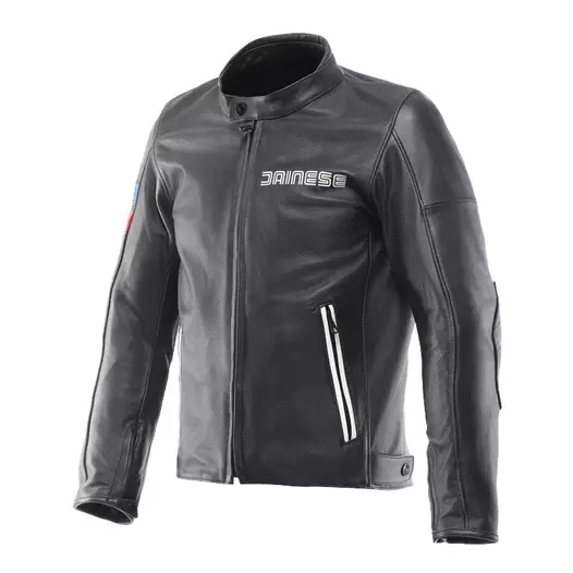 Dainese Leggenda Perforated Leather мотокуртка Black Черный (размер: 46)