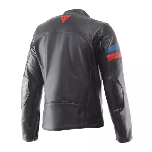Dainese Leggenda Perforated Leather мотокуртка Black Черный