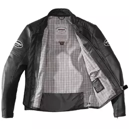 Spidi Clubber Leather мотокуртка Black Черный