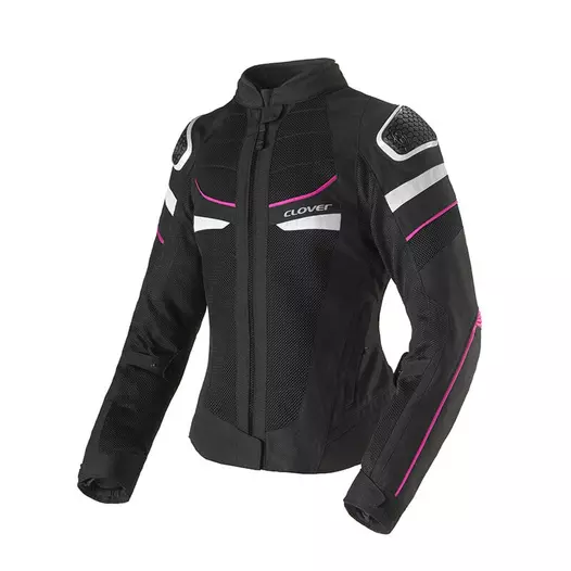 Clover Rainjet 3 Wp Lady мотокуртка Fuchsia Черный (размер: xs)
