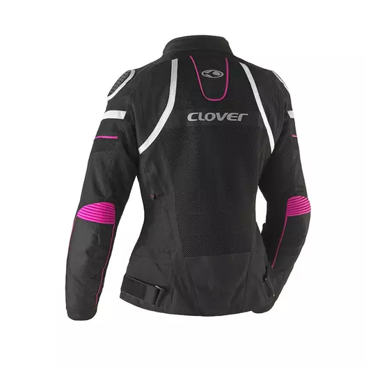 Clover Rainjet 3 Wp Lady мотокуртка Fuchsia Черный