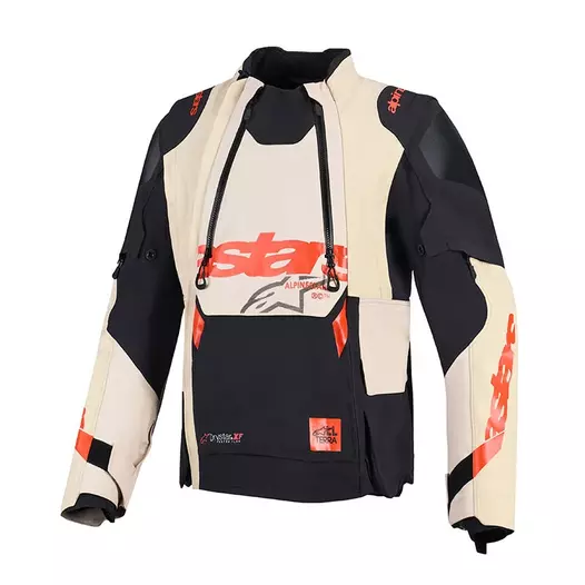Alpinestars Halo Pro Drystar Xf Laminated мотокуртка Mastic Белый (размер: m)