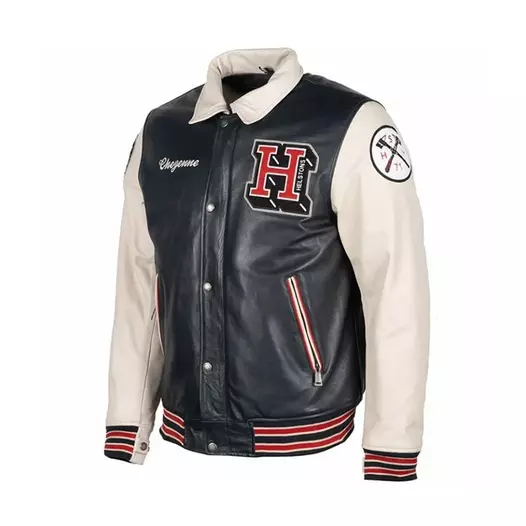 Helstons Cheyenne Leather мотокуртка Blue Beige Синий (размер: 2xl)