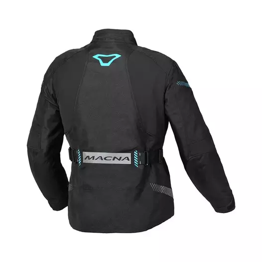 Macna Nivala Lady мотокуртка Black Aqua Зеленый
