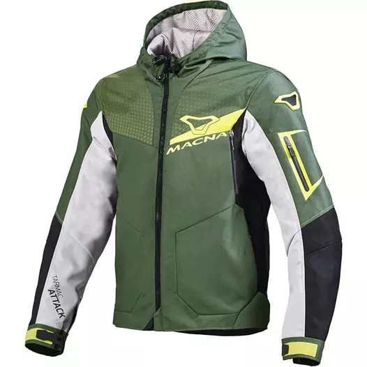 Macna Imbuz мотокуртка Green Light Grey Black Зеленый (размер: m)