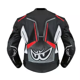 Berik Race-sport 2 Leather мотокуртка Black White Red Зеленый