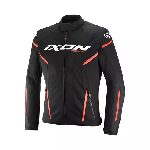 Ixon Striker Air Wp мотокуртка Black White Red Красный (размер: s)