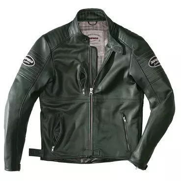 Spidi Clubber Leather мотокуртка Green Ice Зеленый