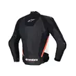 Alpinestars Missile V3 Leather мотокуртка White Red Красный