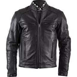 Helstons Trust Plain Leather мотокуртка Black Черный