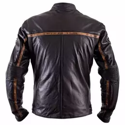 Helstons Daytona Leather мотокуртка Black Черный