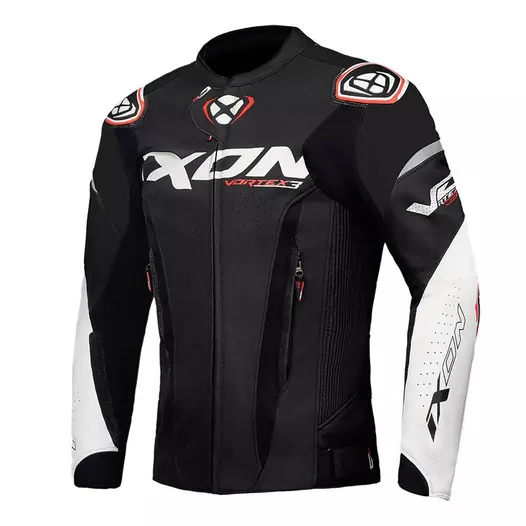 Ixon Vortex 3 мотокуртка Black White Белый (размер: xs)