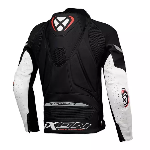 Ixon Vortex 3 мотокуртка Black White Белый