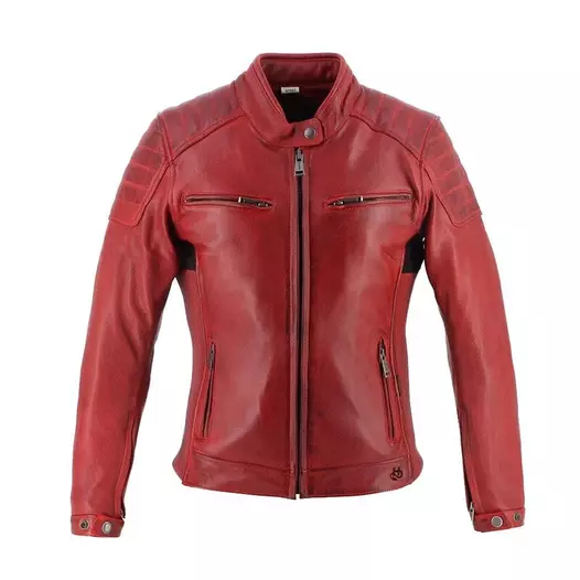 Helstons Jody Lady Leather мотокуртка Red Красный (размер: s)