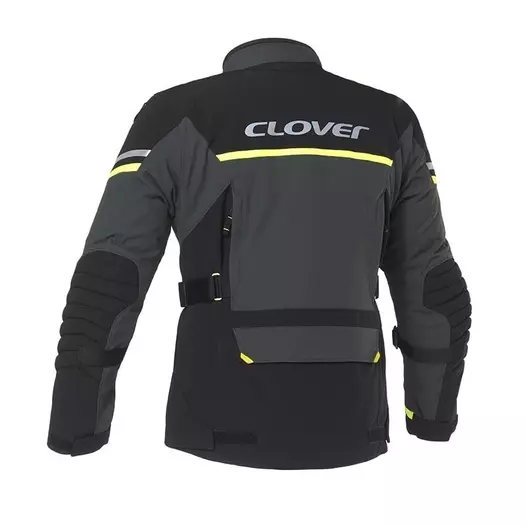 Clover Savana 4 Wp мотокуртка Petrolium Yellow Серый