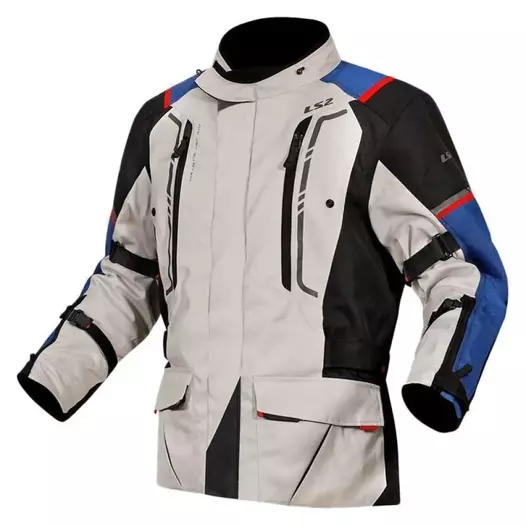 LS2 Textil Narvik jacke Blue / Black / Grey / Red (размер: s)