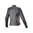 Alpinestars Stella Dyno Leather мотокуртка Black Red Красный
