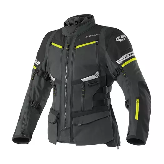 Clover Gts-5 Wp мотокуртка Yellow Dark Grey Серый (размер: s)