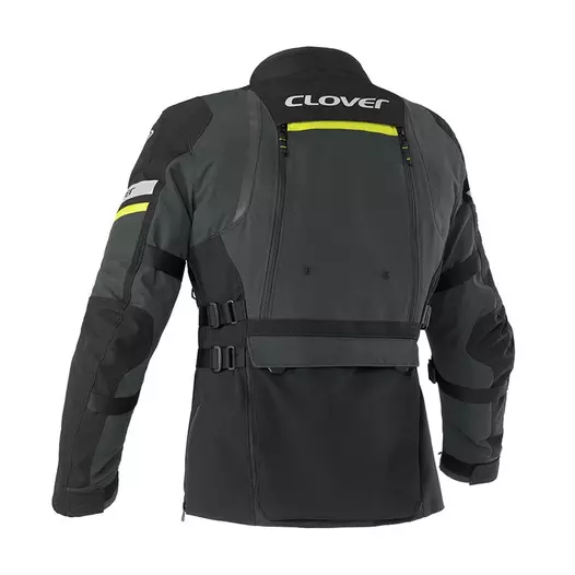 Clover Gts-5 Wp мотокуртка Yellow Dark Grey Серый