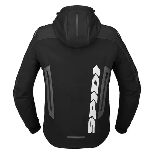 Spidi худи Warrior мотокуртка Black White Белый