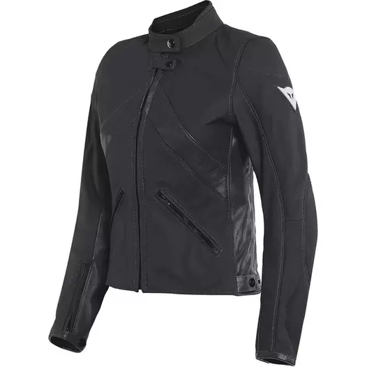 Dainese Santa Monica Lady Leather мотокуртка Black Черный (размер: 38)