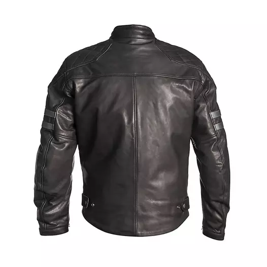 Helstons Jersey Leather мотокуртка Black Grey Черный